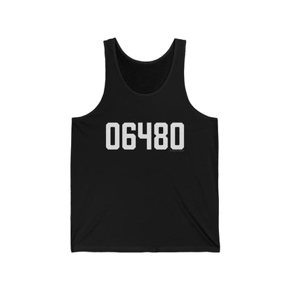 06480 Portland CT Zip Code Unisex Jersey Tank Top