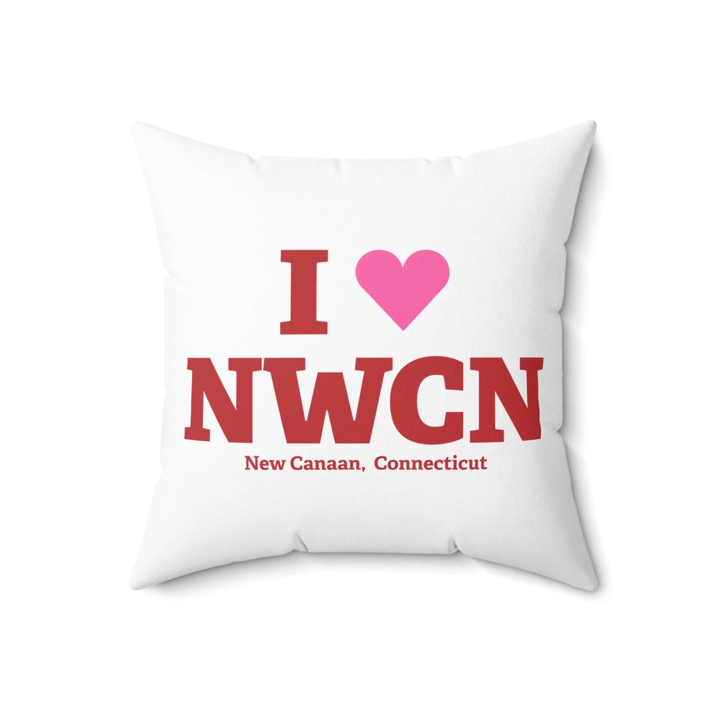 I Heart NWCN Spun Polyester Square Pillow