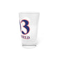 203 New Fairfield Red, White & Blue Pint Glass, 16oz