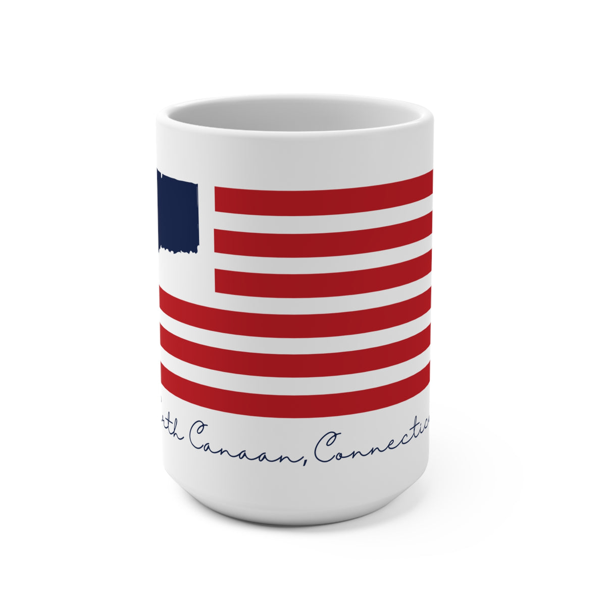 North Canaan Connecticut Flag Mug 15oz