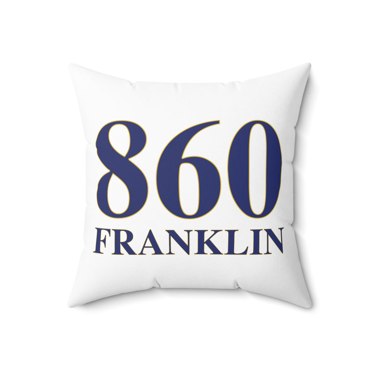 860 Franklin Spun Polyester Square Pillow