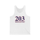 203 Bridgeport Red, White & Blue  Unisex Jersey Tank Top