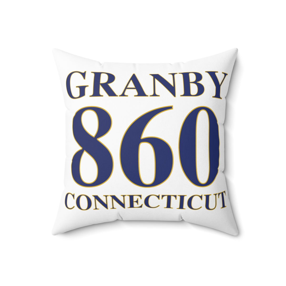 Granby 860 Connecticut Polyester Square Pillow