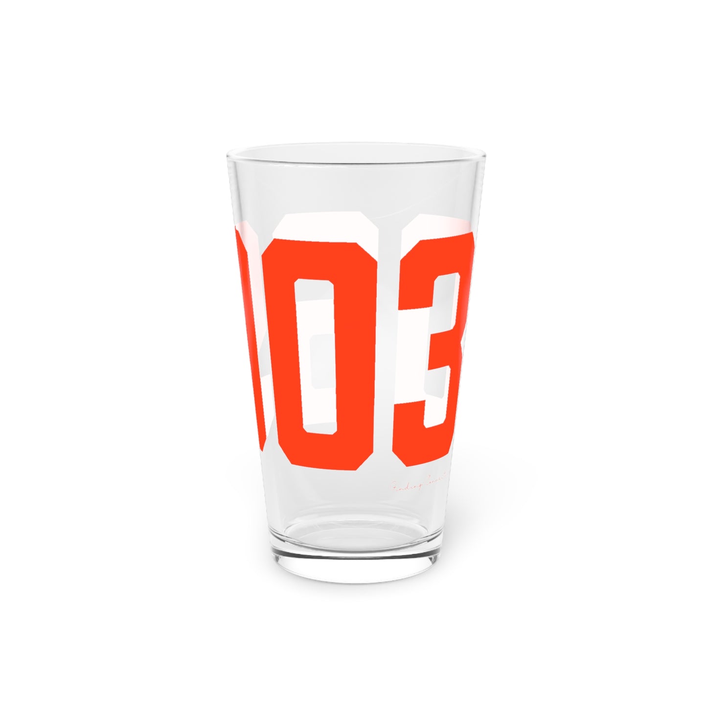 06903 Stamford Connecticut Zip Code Pint Glass, 16oz