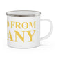 Just a kid from Bethany Enamel Camping Mug
