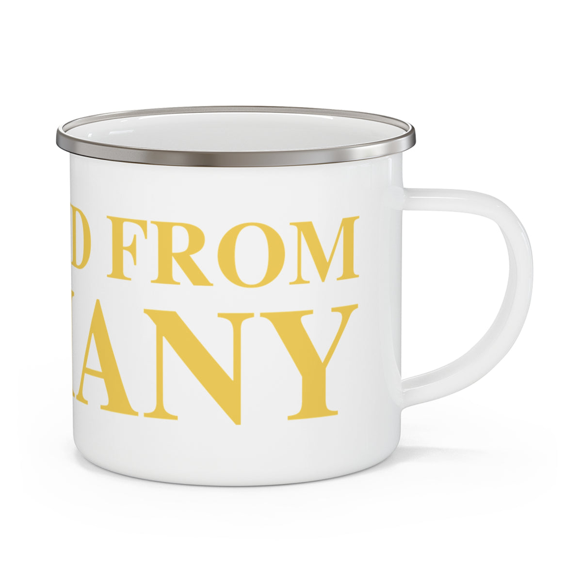 Just a kid from Bethany Enamel Camping Mug