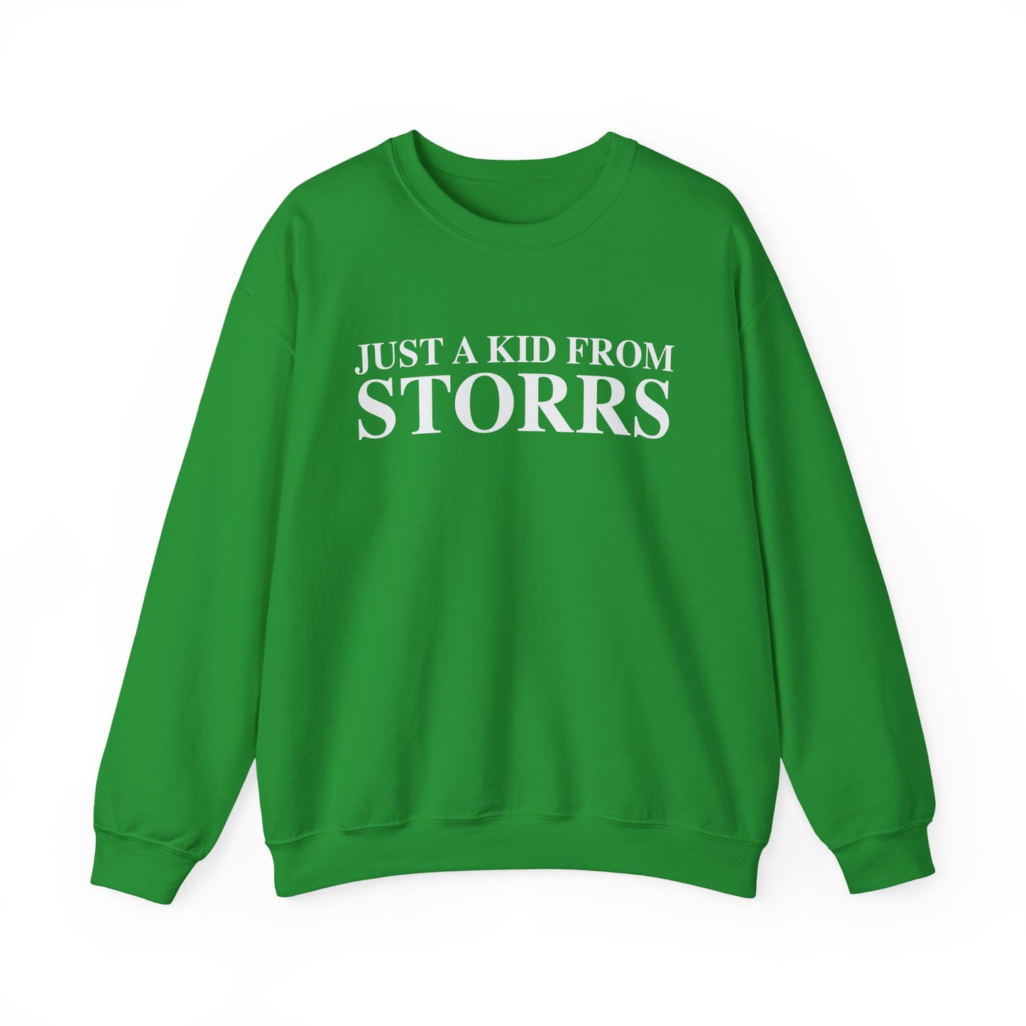 Just a kid from Storrs Unisex Heavy Blend™ Crewneck Sweatshirt