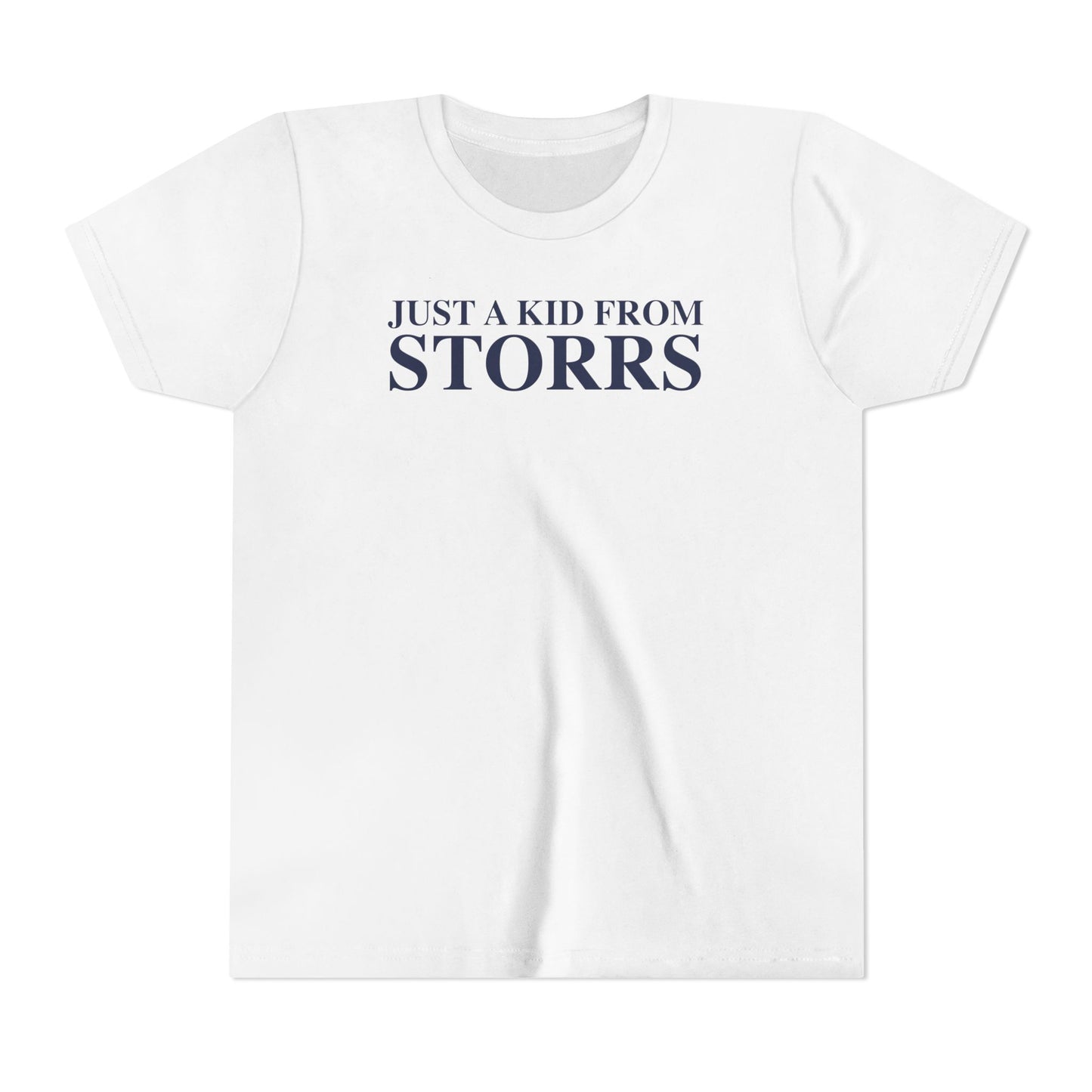 Just a kid from Storrs Youth Short Sleeve T-Shirt