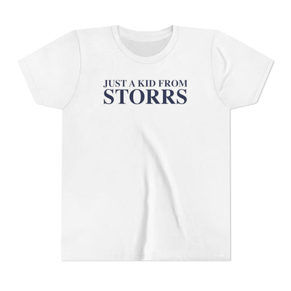 Just a kid from Storrs Youth Short Sleeve T-Shirt