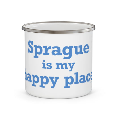 Sprague is My Happy Place Camping Mug