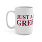 Just a kid from Greenwich Mug 15oz