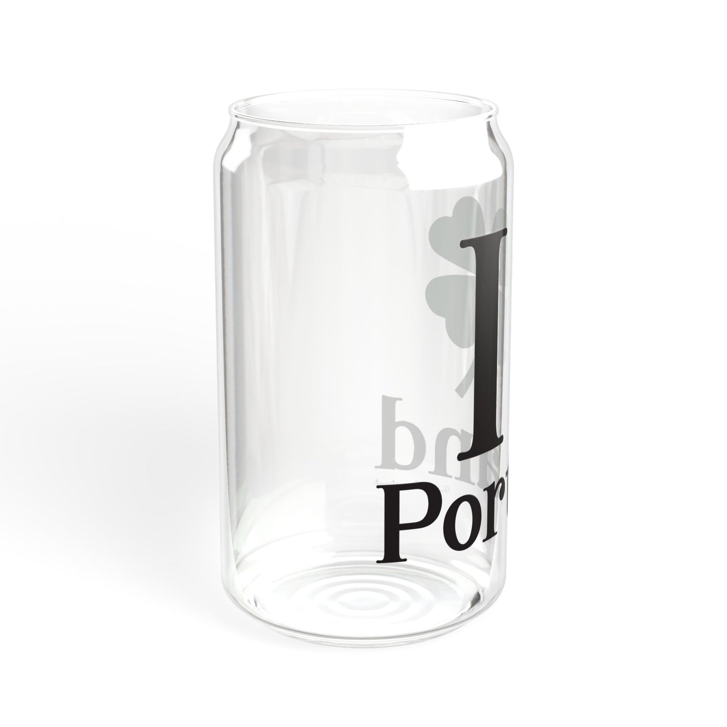 I Clover Portland Sipper Glass, 16oz