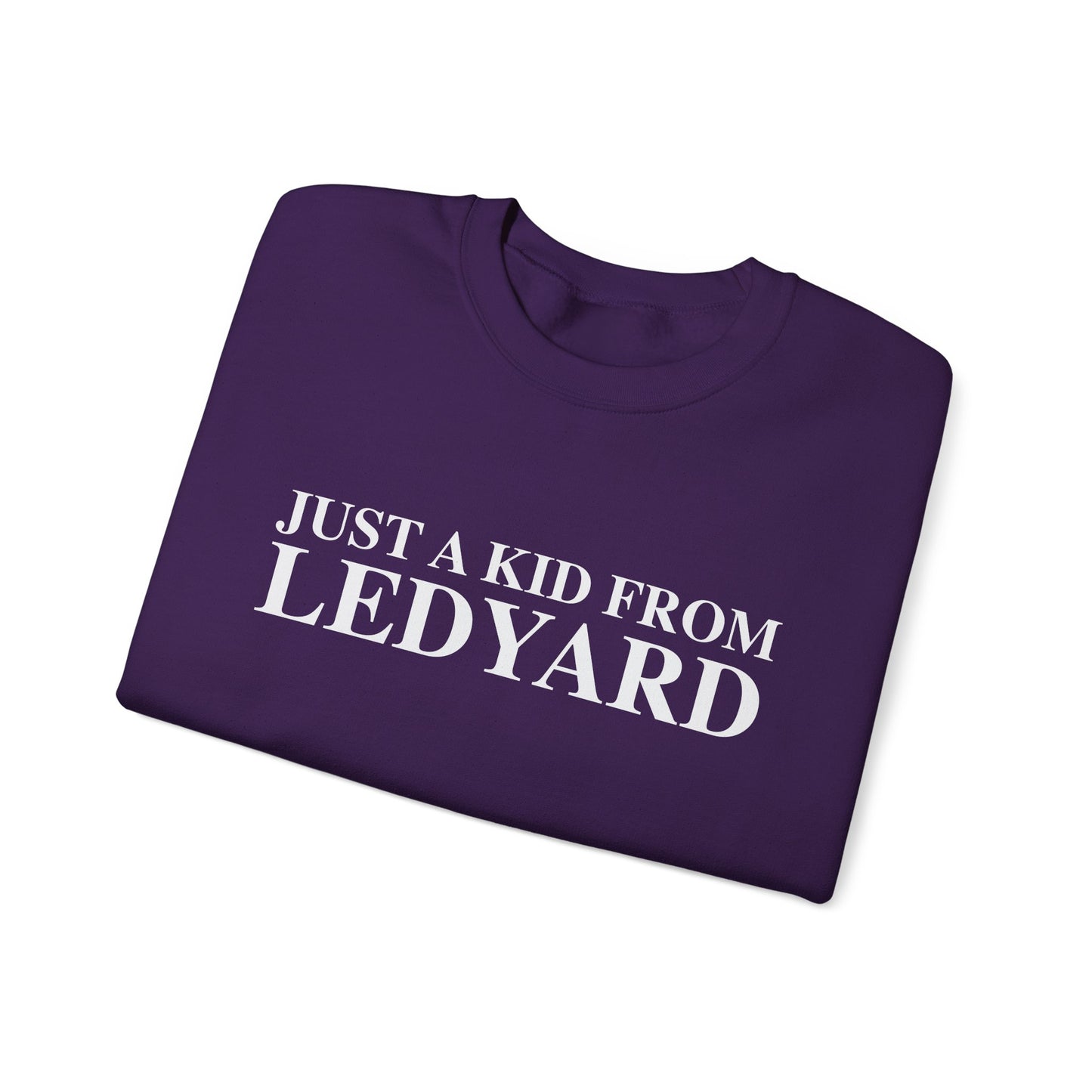Just a kid from Ledyard Unisex Heavy Blend™ Crewneck Sweatshirt