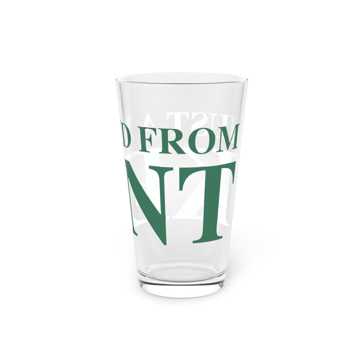 Just a kid from Kent Pint Glass, 16oz