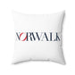 41 Tilt Norwalk Spun Polyester Square Pillow