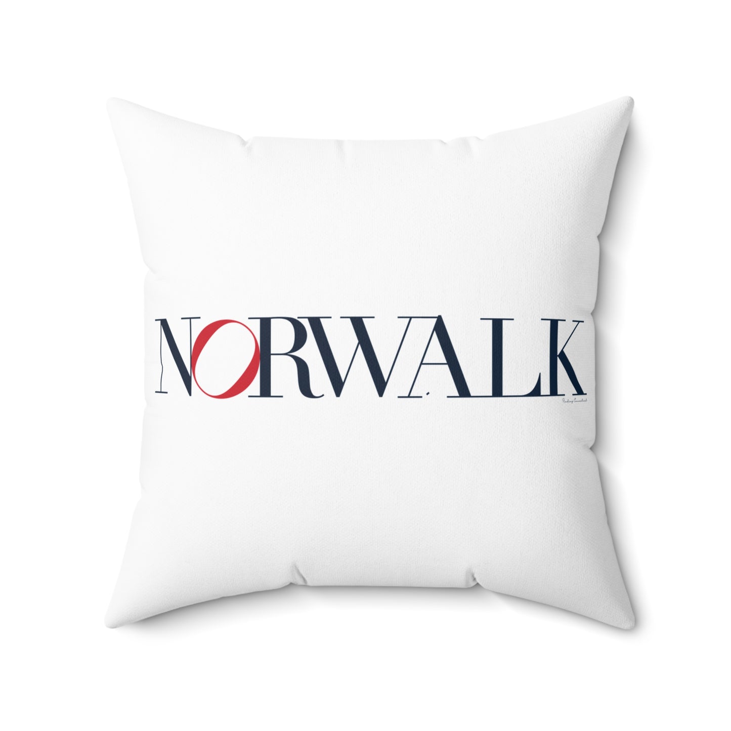41 Tilt Norwalk Spun Polyester Square Pillow