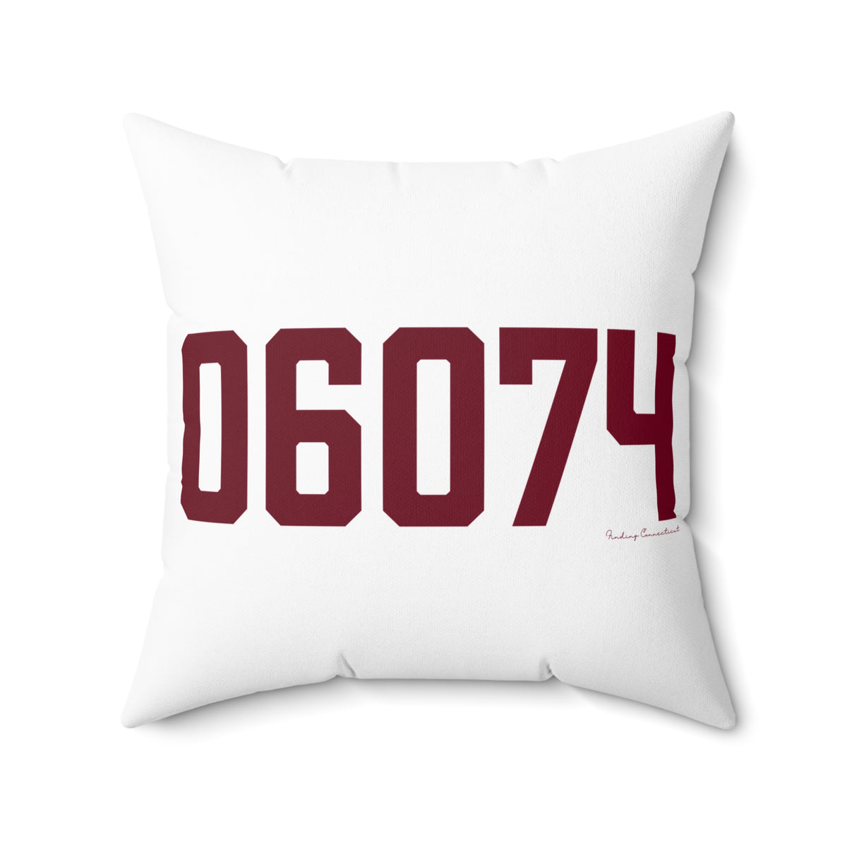 06074 South Windsor Connecticut Zip Code Polyester Square Pillow