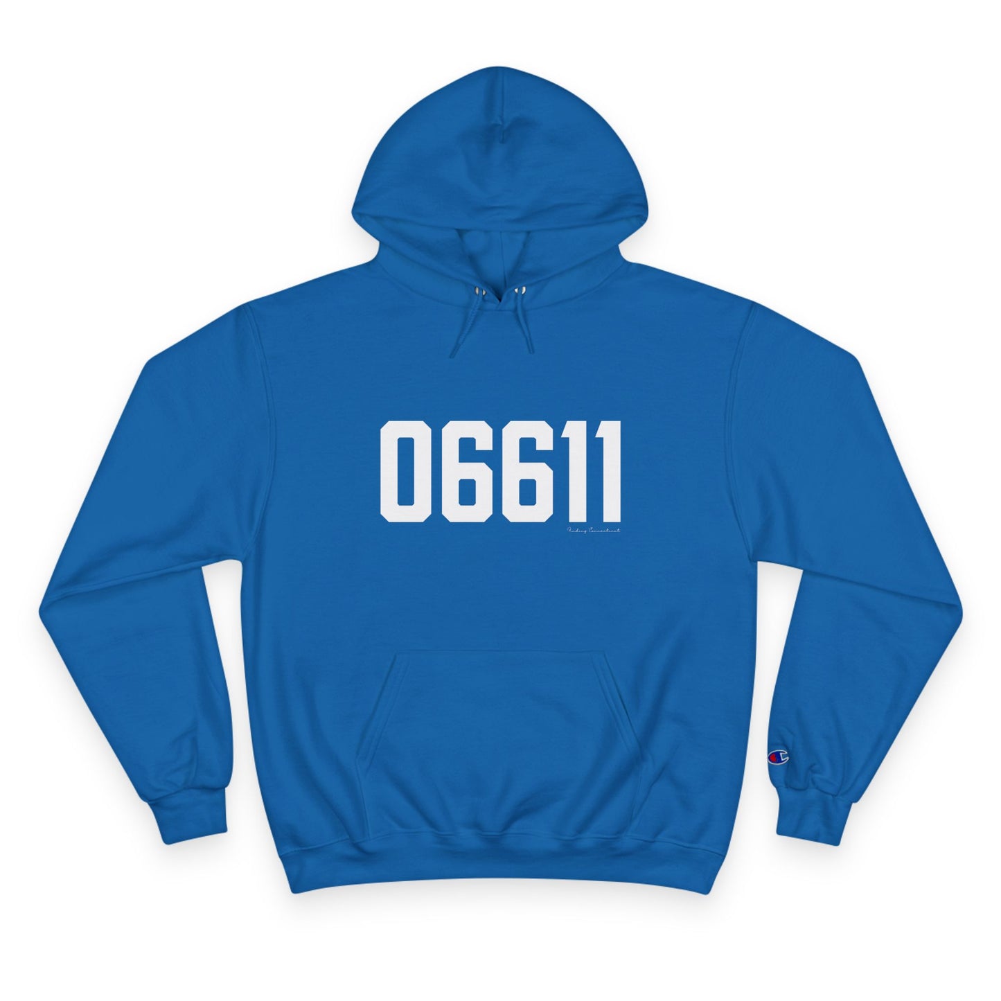06611 Trumbull CT Zip Code Champion Hoodie Sweatshirt