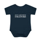 Just a kid from Stratford Infant Baby Rib Bodysuit