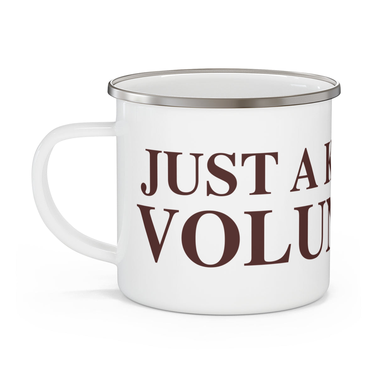Just a kid from Voluntown Enamel Camping Mug