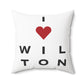 Wilton Vision Spun Polyester Square Pillow
