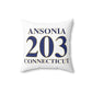 Ansonia 203 Connecticut Polyester Square Pillow