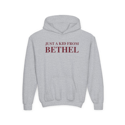 Just a kid from Bethel Youth Heavy Blend Hooded Sweatshirt