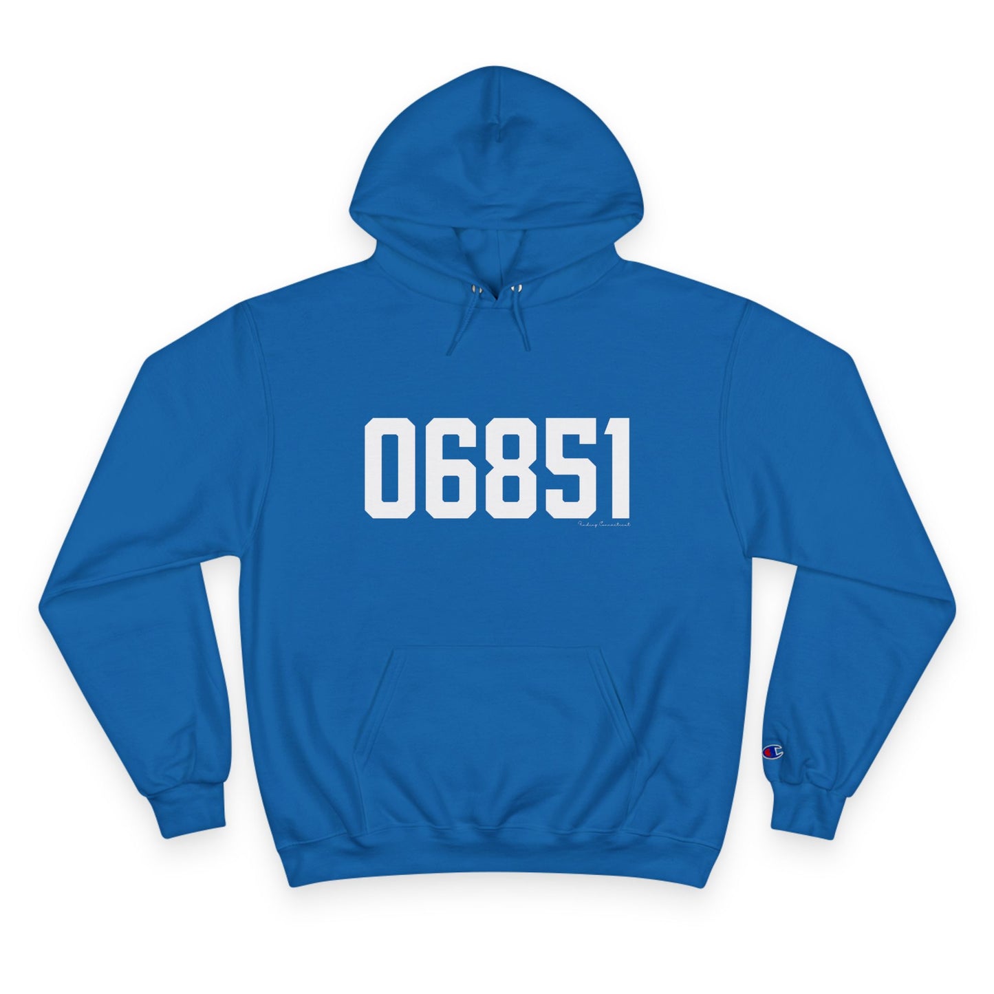 06851 Norwalk CT Zip Code Champion Hoodie Sweatshirt