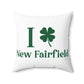 I Clover New Fairfield Spun Polyester Square Pillow