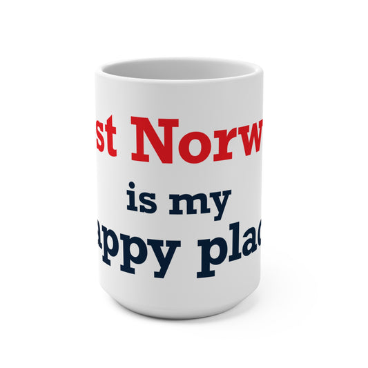 West Norwalk is My Happy Place Mug 15oz