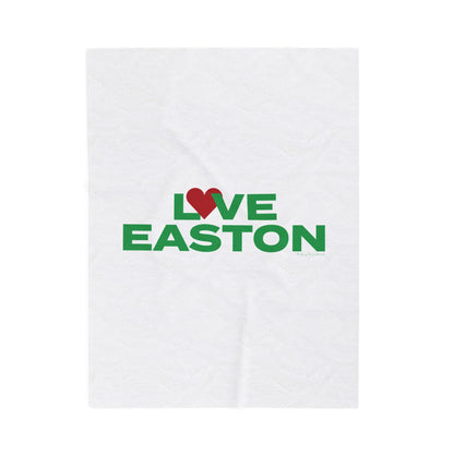 Love Easton Velveteen Plush Blanket