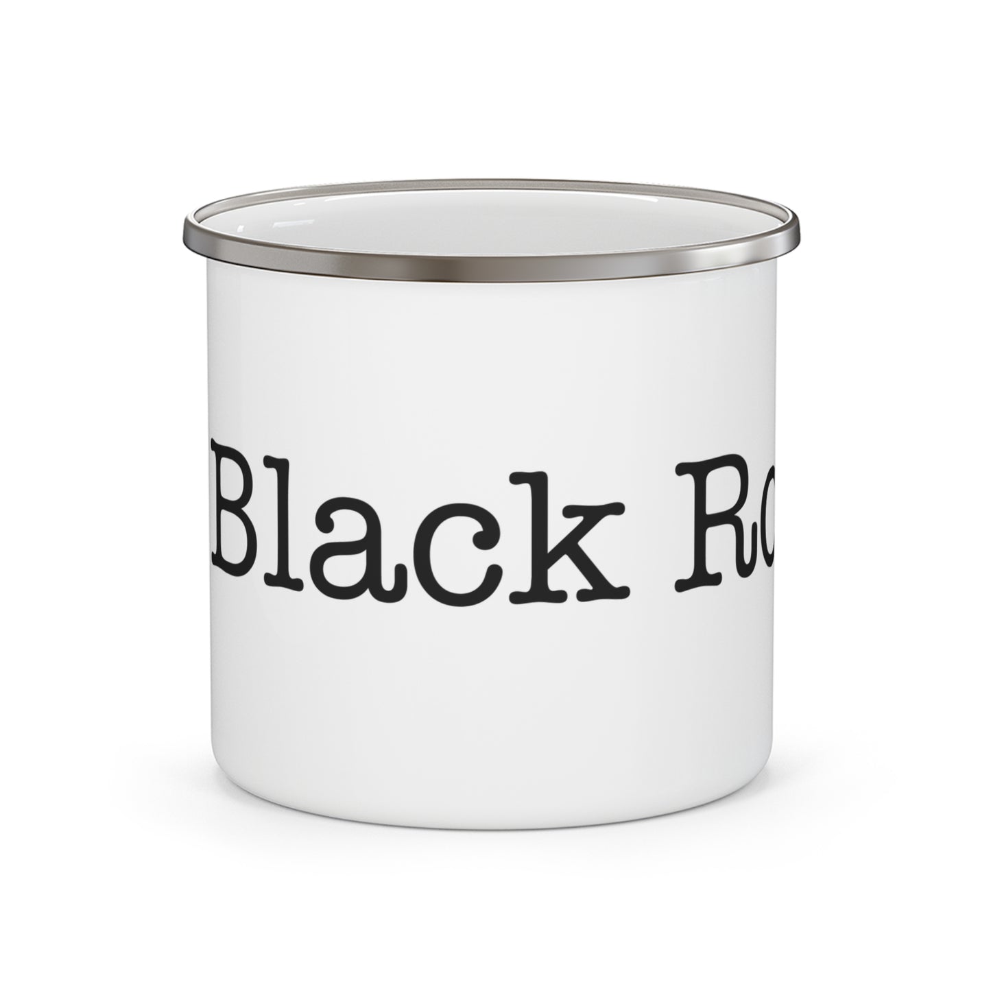 I Heart Black Rock. Enamel Camping Mug