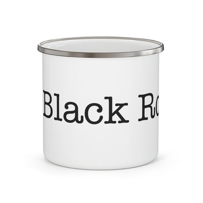 I Heart Black Rock. Enamel Camping Mug