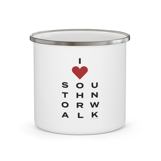South Norwalk Vision Enamel Camping Mug