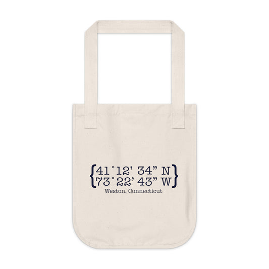 Weston Coordinates Organic Canvas Tote Bag