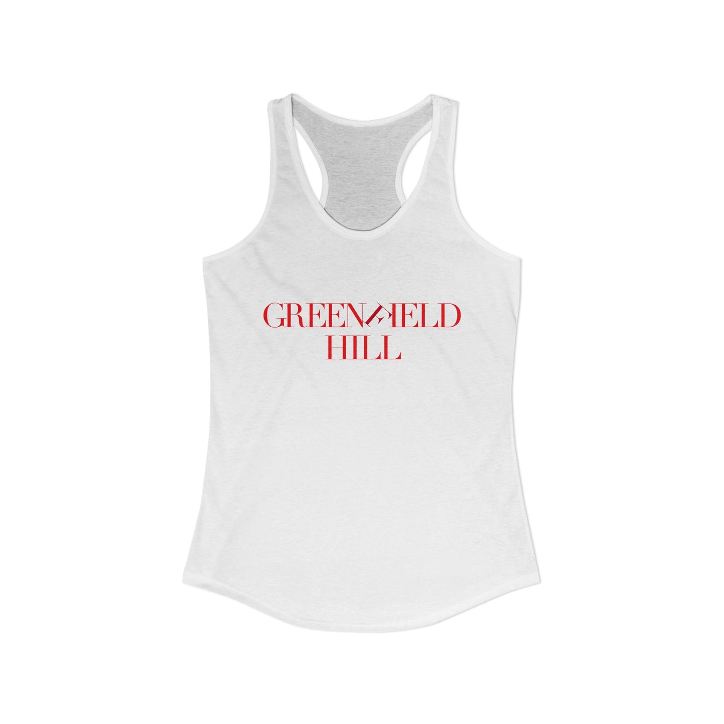 41 Tilt Greenfield Hill Women's Ideal Racerback Tank Top
