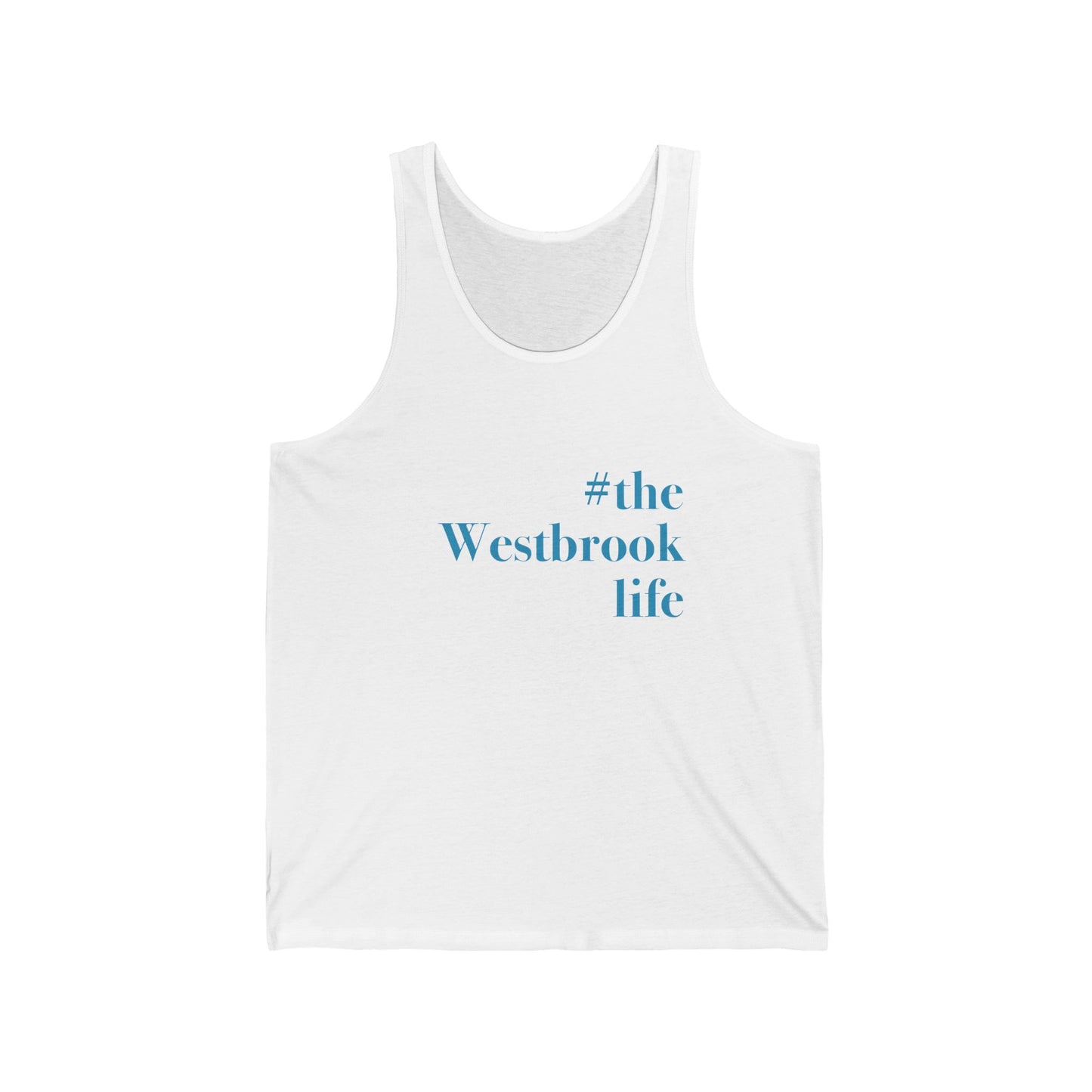 #thewestbrooklife Unisex Jersey Tank