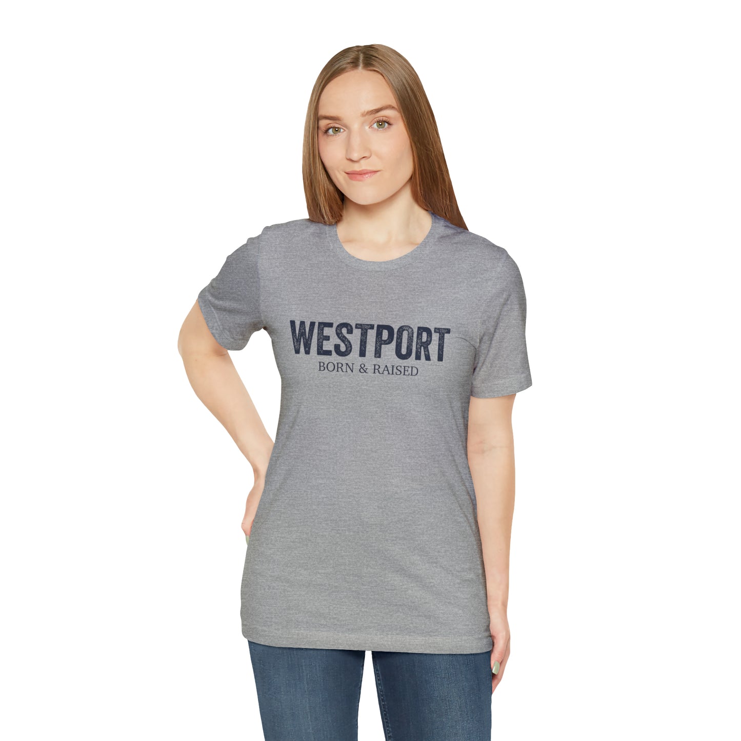 Westport Born & Raised Unisex Jersey Short Sleeve Tee