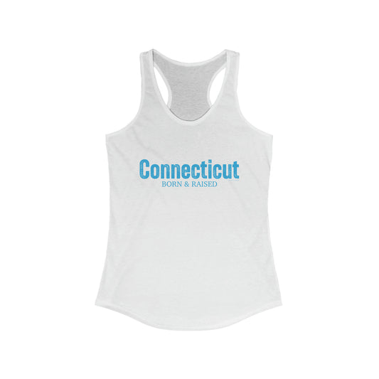 Connecticut Born and raised tank top shirt 