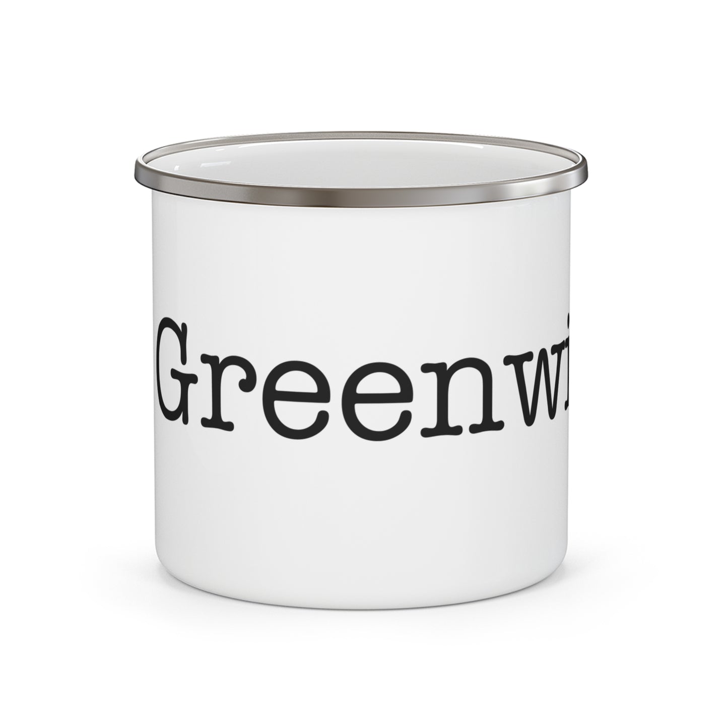 I Heart Greenwich. Enamel Camping Mug