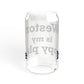 Weston Is My Happy Place  Sipper Glass, 16oz
