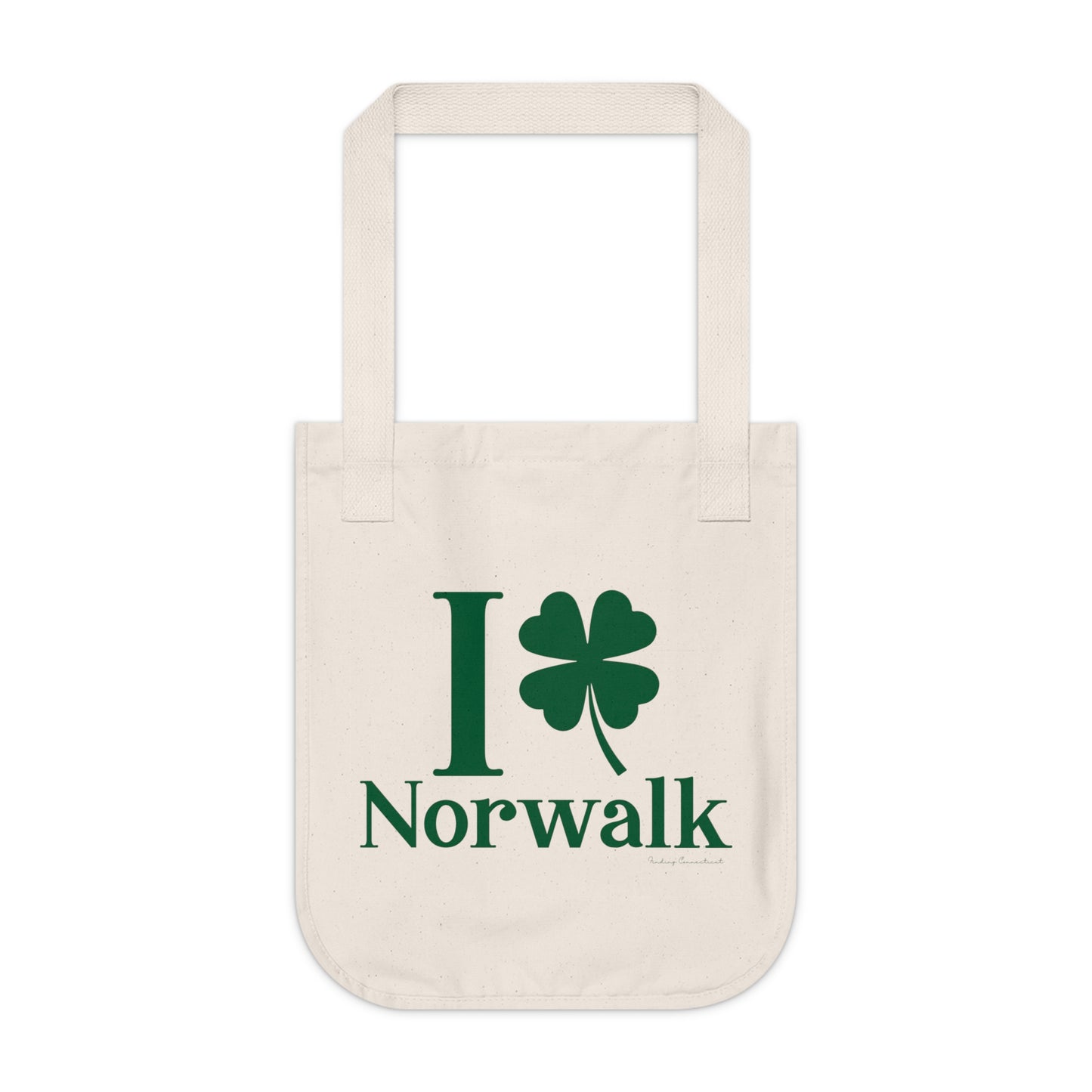 I Clover Norwalk Organic Canvas Tote Bag