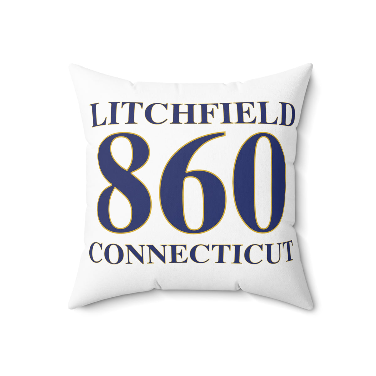 Litchfield 860 Connecticut Polyester Square Pillow