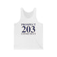 Prospect 203 Connecticut Unisex Jersey Tank Top