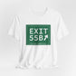 Vintage Exit 55B WCP Sign Unisex Jersey Short Sleeve T-Shirt