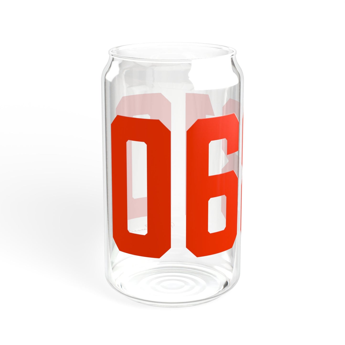 06810 Danbury Connecticut Zip Code Sipper Glass, 16oz