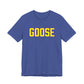 Goose Zip Code Yellow & Pink Unisex Jersey Short Sleeve Tee