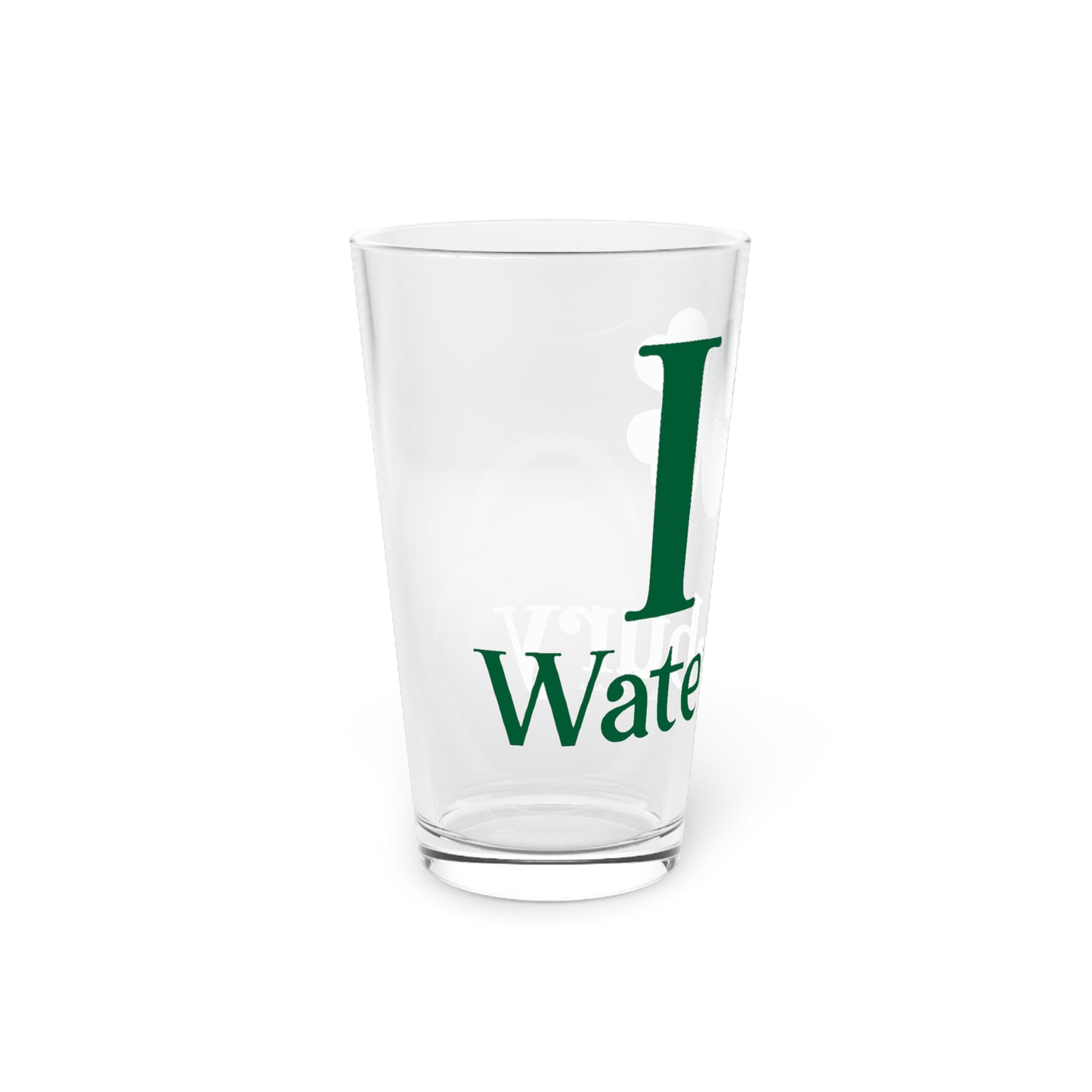 I Clover Waterbury Pint Glass, 16oz