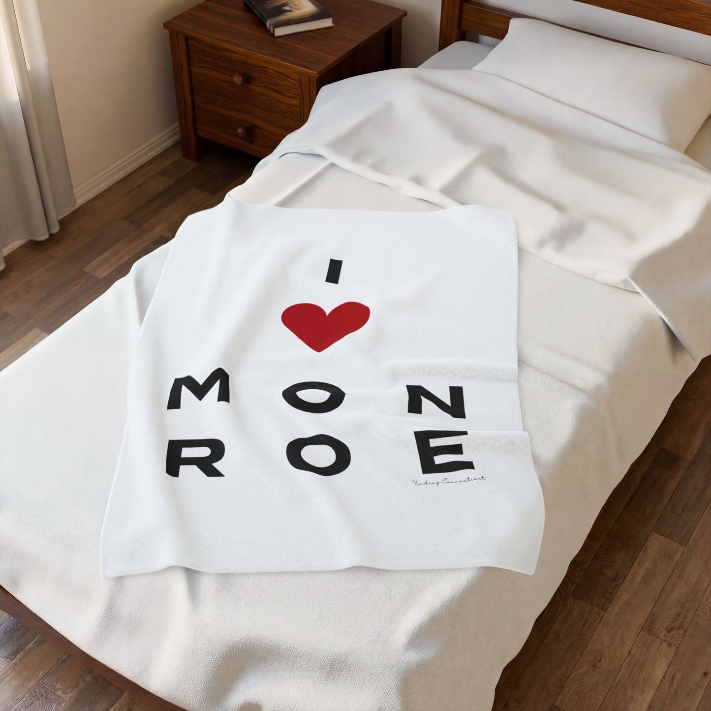 Monroe Vision Velveteen Plush Blanket