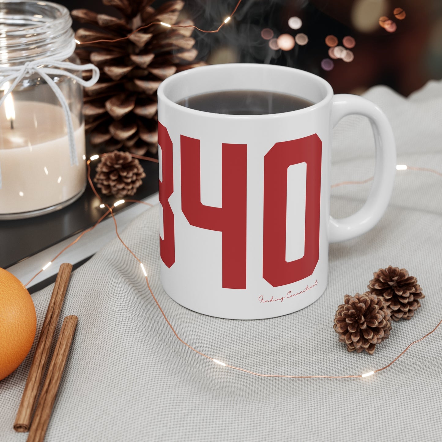 06840 New Canaan Connecticut Zip Code  Mug 11oz